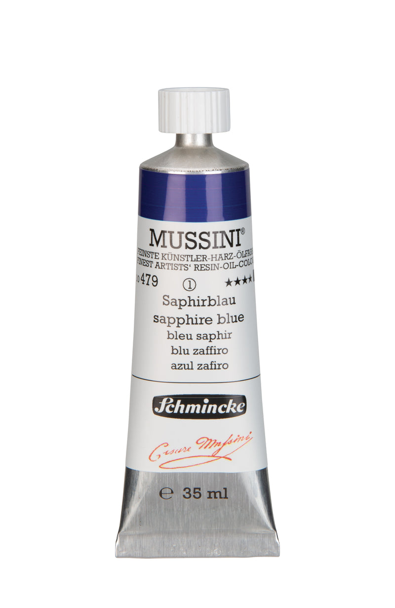 Schmincke Mussini Oil Colour 35 ML SR 1 Sapphire Blue (479)