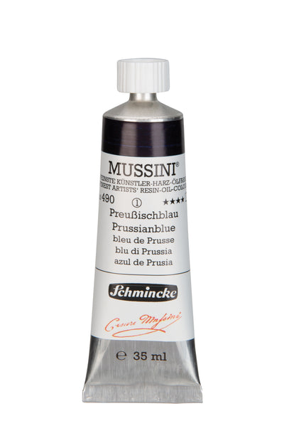 Schmincke Mussini Oil Colour 35 ML SR 1 Prussian Blue (490)