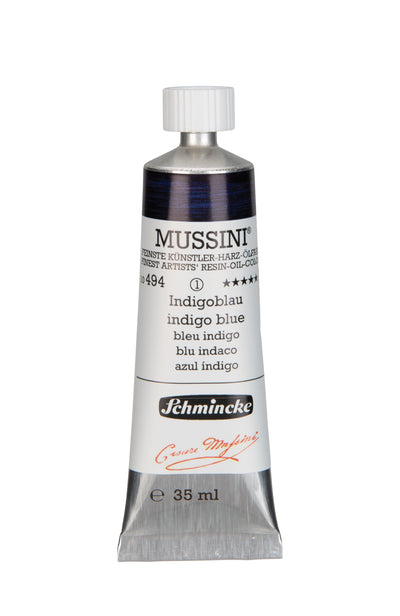 Schmincke Mussini Oil Colour 35 ML SR 1 Indigo Blue (494)