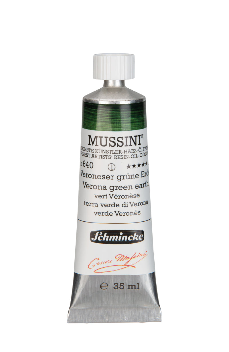 Schmincke Mussini Oil Colour 35 ML SR 1 Verona Green Earth (640)