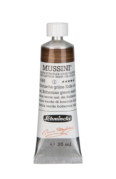 Schmincke Mussini Oil Colour 35 ML SR 1 Natural Bohemian Green Earth (646)