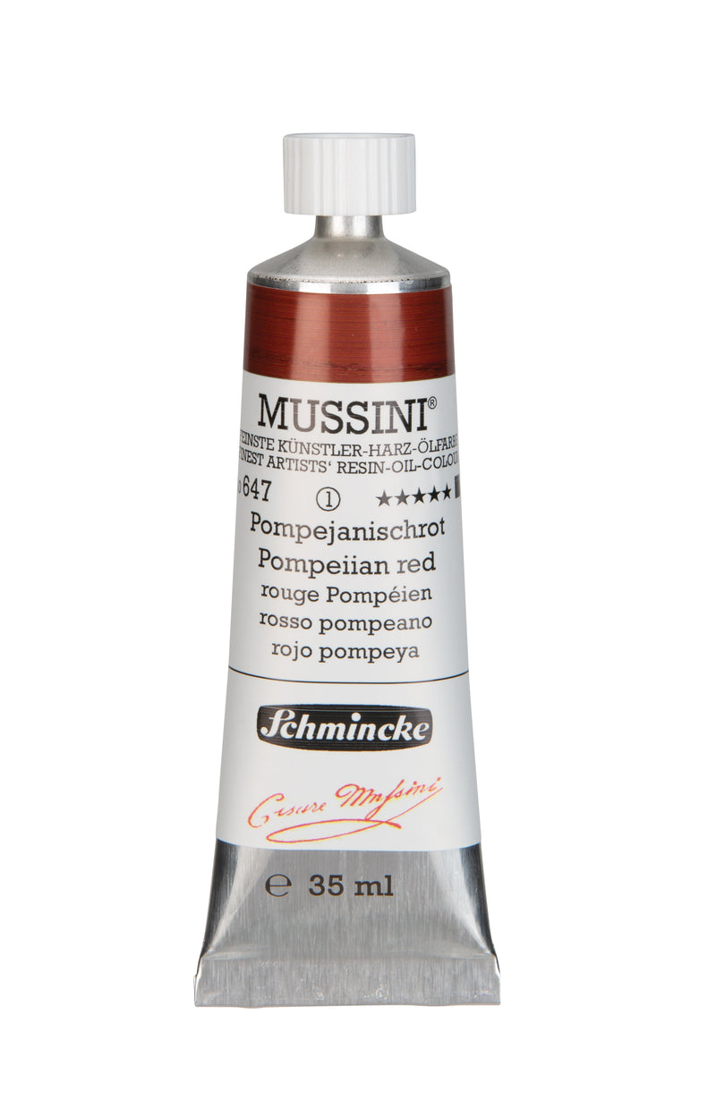 Schmincke Mussini Oil Colour 35 ML SR 1 Pompeiian Red (647)