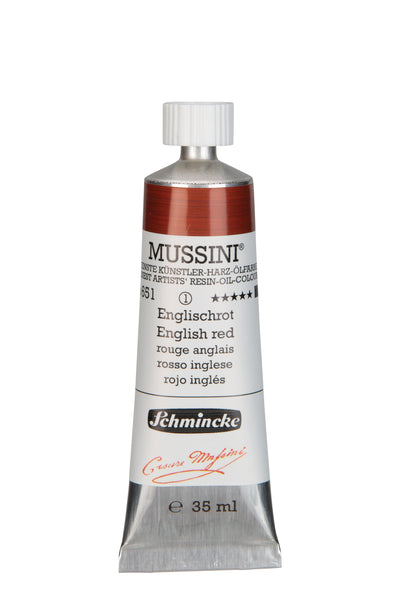 Schmincke Mussini Oil Colour 35 ML SR 1 English Red (651)