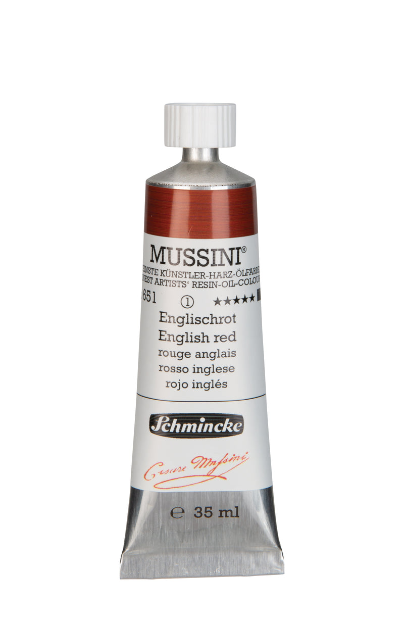 Schmincke Mussini Oil Colour 35 ML SR 1 English Red (651)