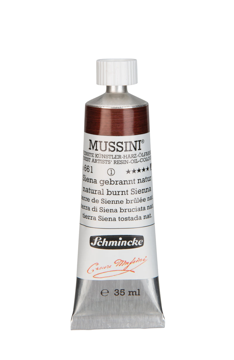 Schmincke Mussini Oil Colour 35 ML SR 1 Natural Burnt Sienna (661)