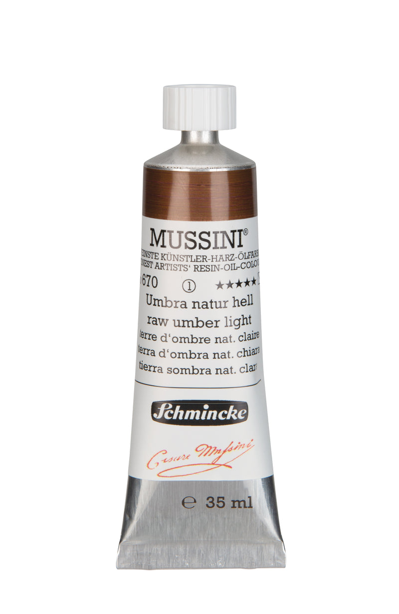 Schmincke Mussini Oil Colour 35 ML SR 1 Raw Umber Light (670)