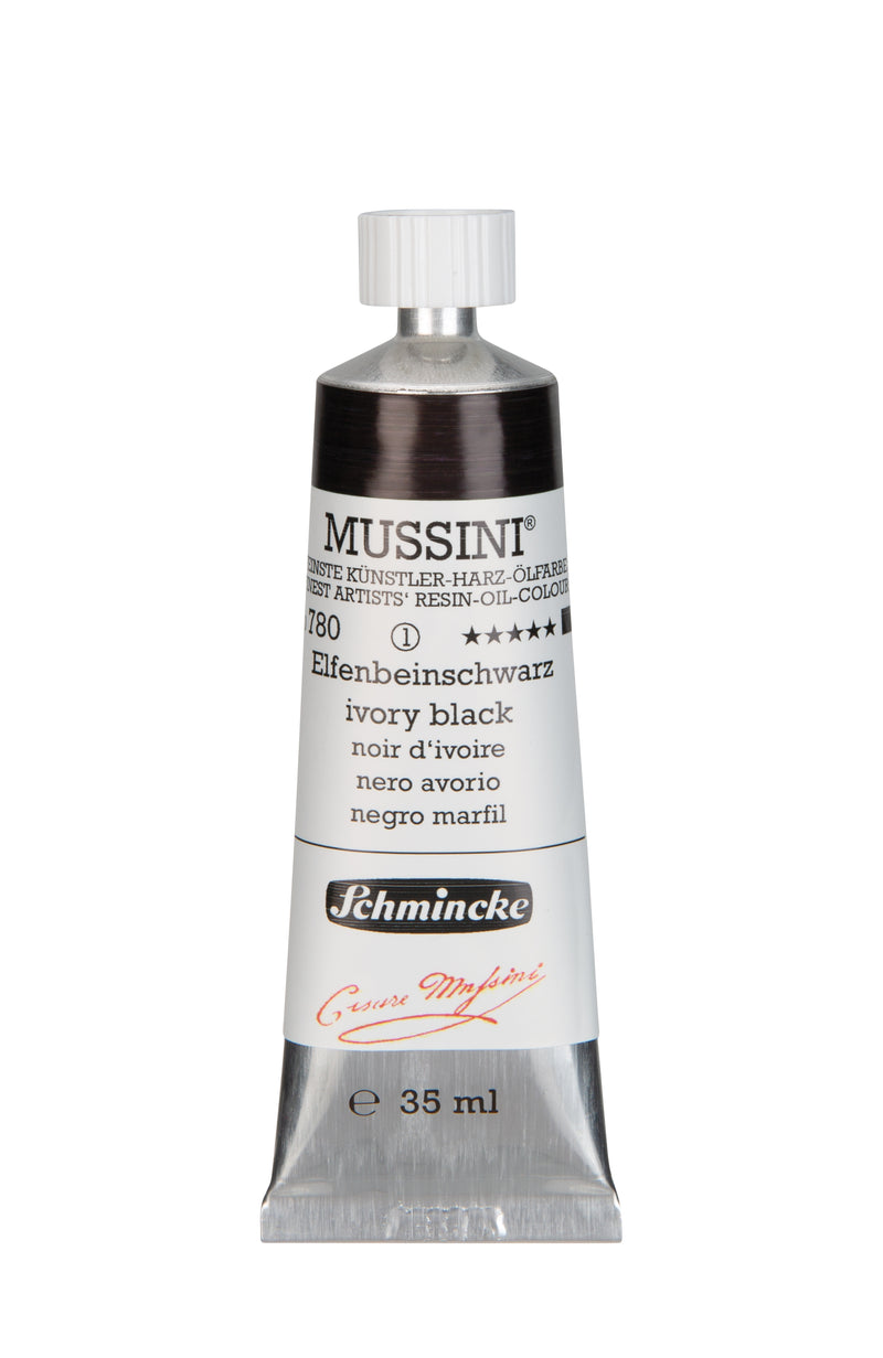 Schmincke Mussini Oil Colour 35 ML SR 1 Ivory Black (780)