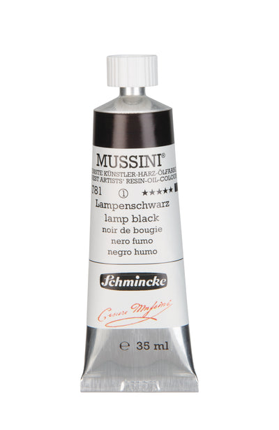 Schmincke Mussini Oil Colour 35 ML SR 1 Lamp Black (781)