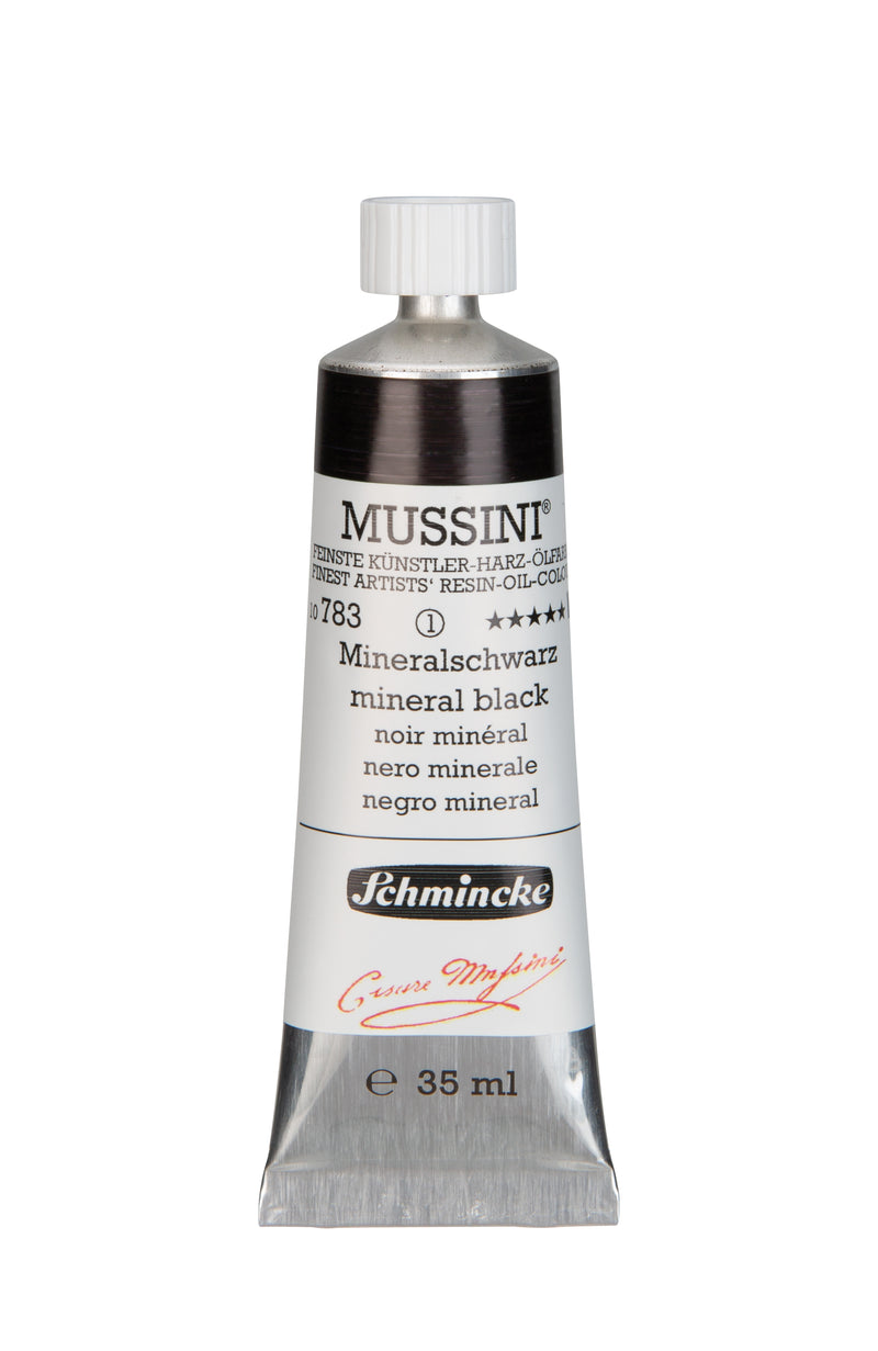 Schmincke Mussini Oil Colour 35 ML SR 1 Mineral Black (783)