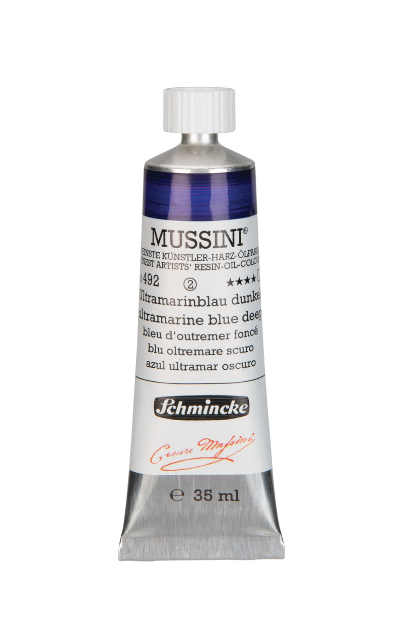 Schmincke Mussini Oil Colour 35 ML SR 2 Ultramarine Blue Deep (492)