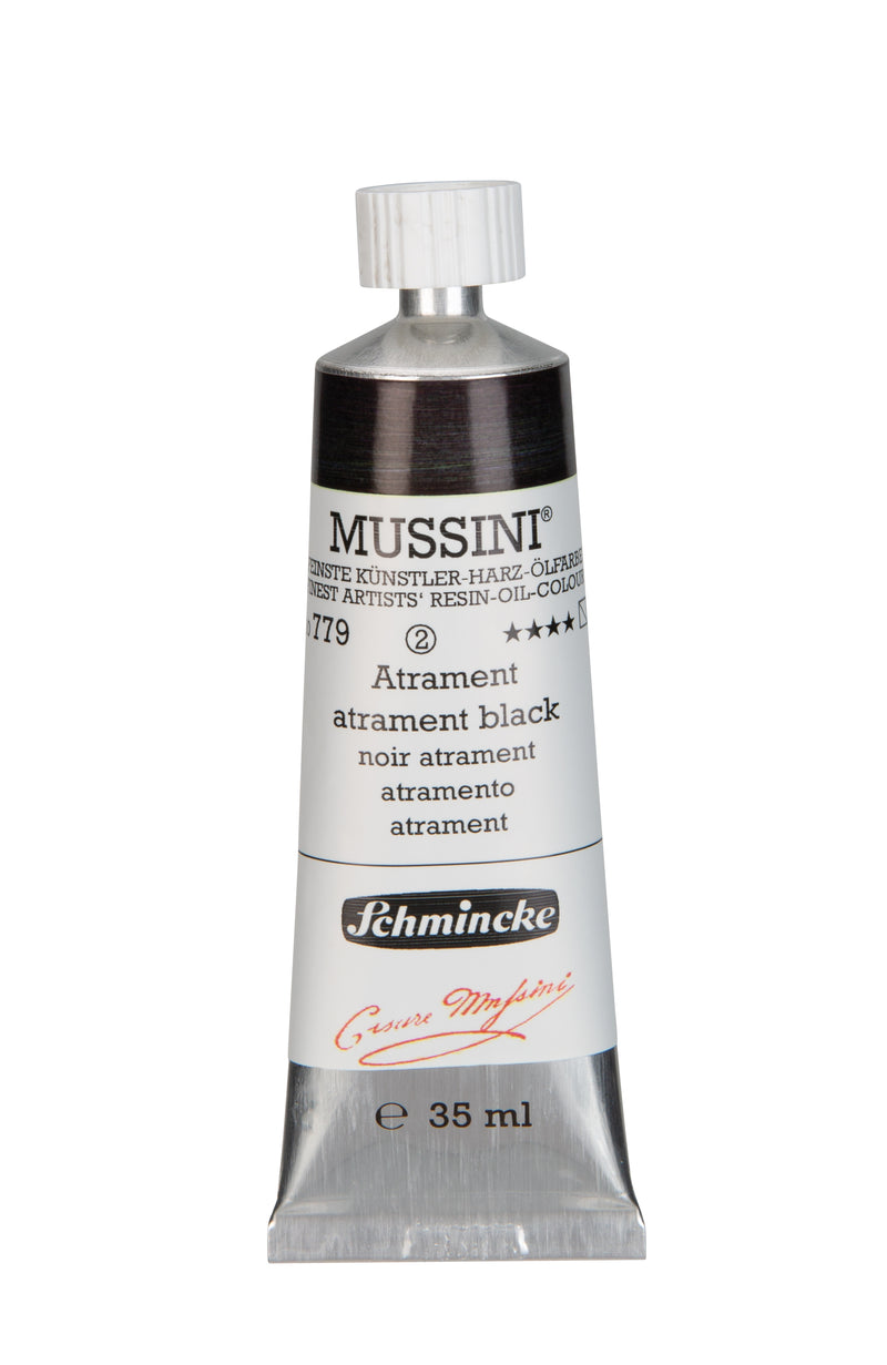 Schmincke Mussini Oil Colour 35 ML SR 2 Atrament Black (779)