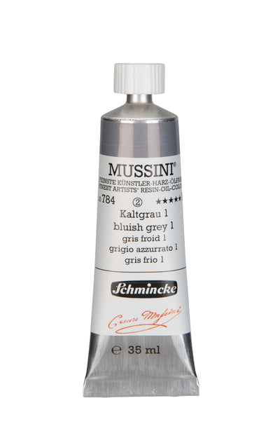 Schmincke Mussini Oil Colour 35 ML SR 2 Bluish Grey 1 (784)