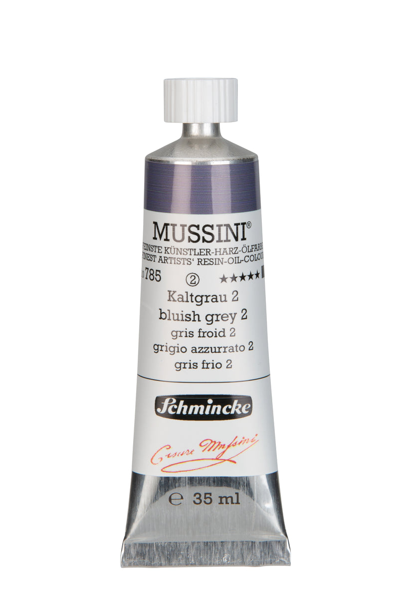 Schmincke Mussini Oil Colour 35 ML SR 2 Bluish Grey 2 (785)