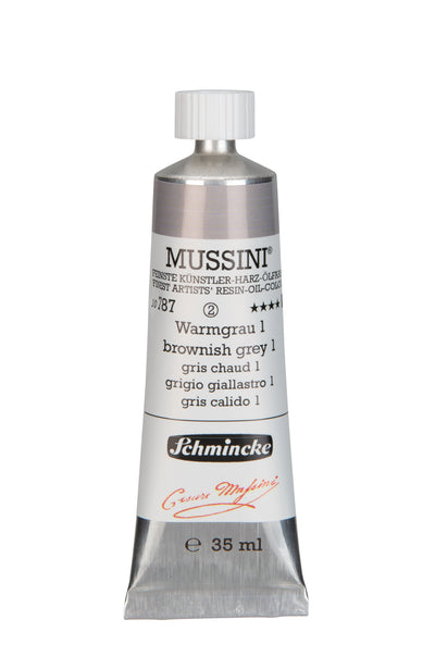 Schmincke Mussini Oil Colour 35 ML SR 2 Brownish Grey 1 (787)