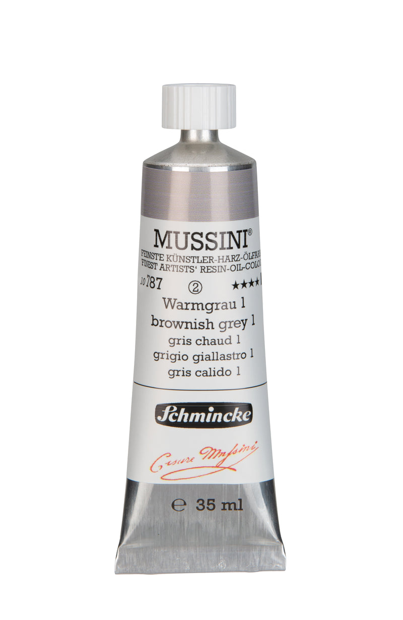 Schmincke Mussini Oil Colour 35 ML SR 2 Brownish Grey 1 (787)