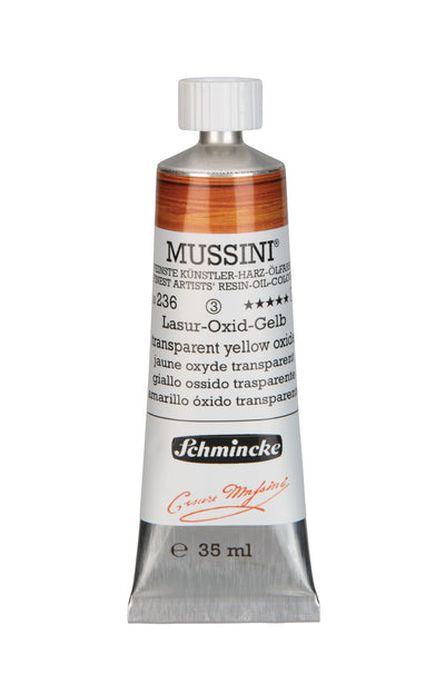 Schmincke Mussini Oil Colour 35 ML SR 3 Transparent Yellow Oxide (236)