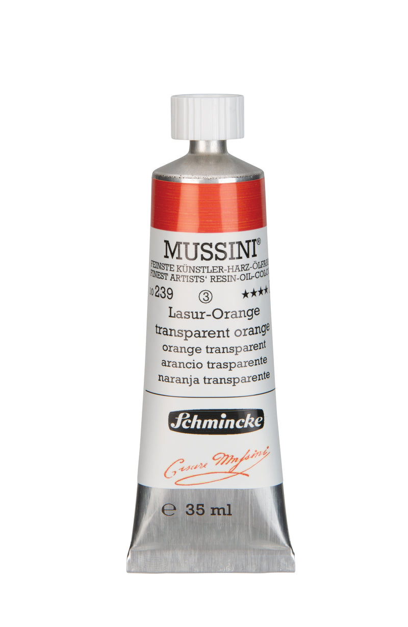 Schmincke Mussini Oil Colour 35 ML SR 3 Transparent Orange (239)