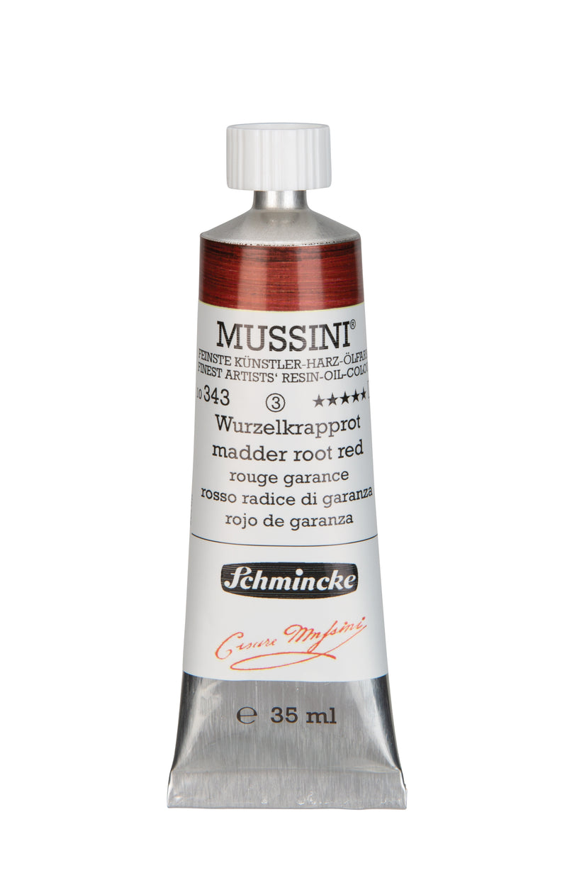 Schmincke Mussini Oil Colour 35 ML SR 3 Madder Root Red (343)