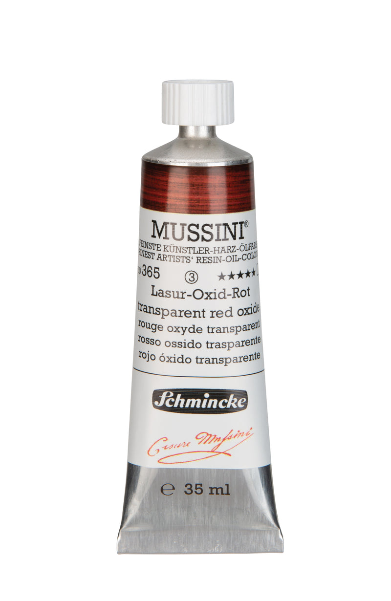 Schmincke Mussini Oil Colour 35 ML SR 3 Transparent Red Oxide (365)