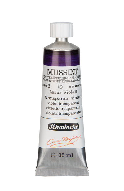 Schmincke Mussini Oil Colour 35 ML SR 3 Transparent Violet (473)