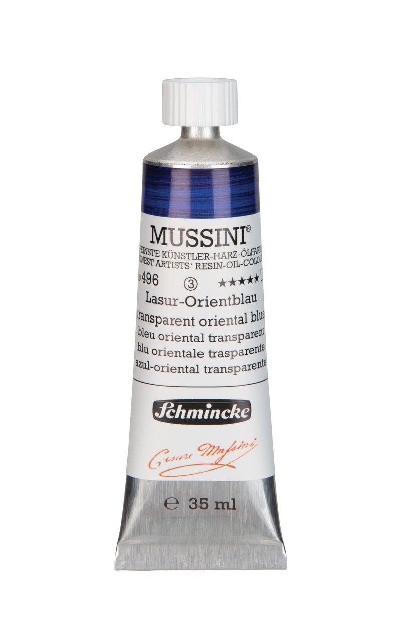 Schmincke Mussini Oil Colour 35 ML SR 3 Transparent Oriental (496)