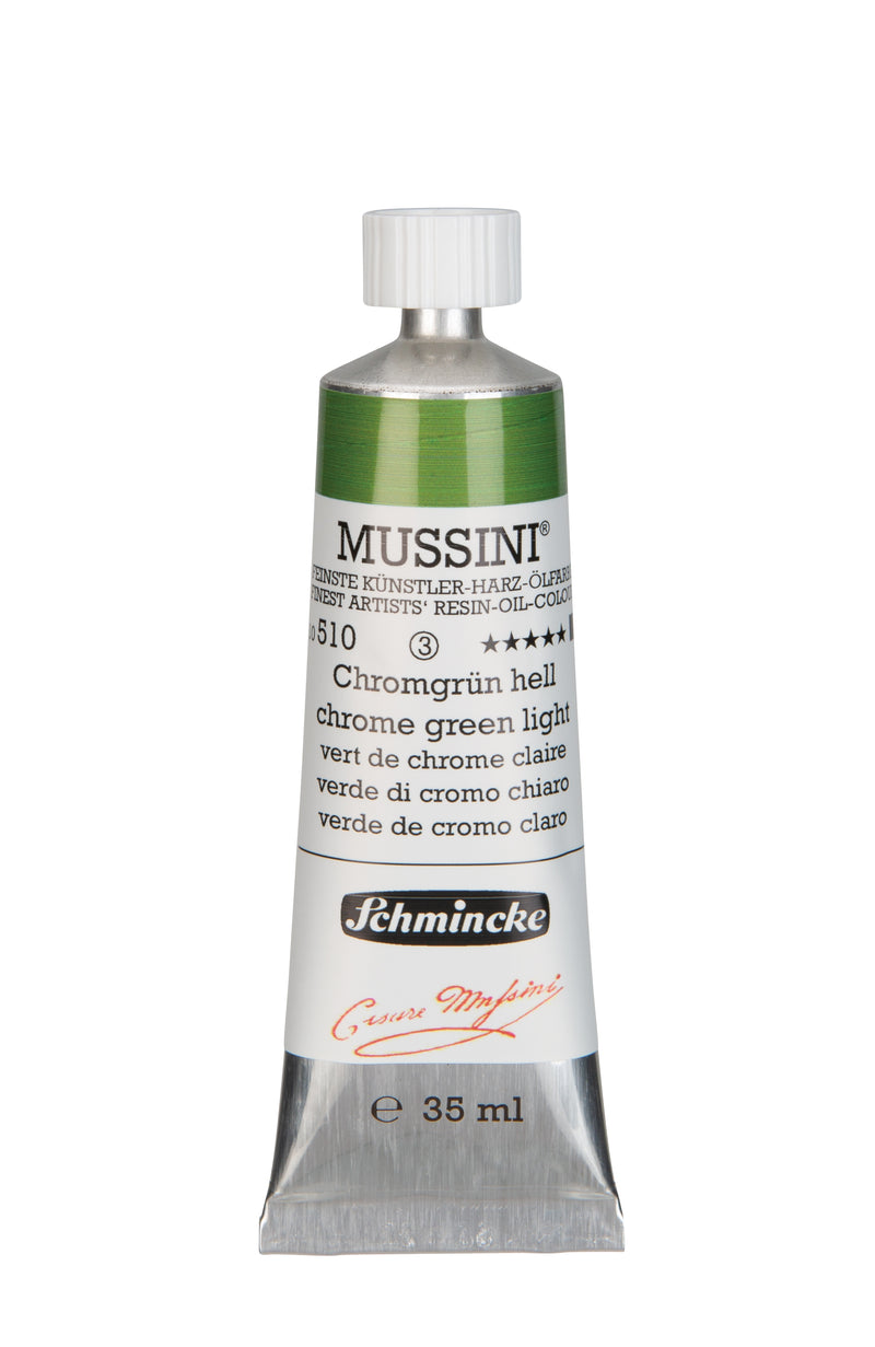 Schmincke Mussini Oil Colour 35 ML SR 3 Chrome Green Light (510)