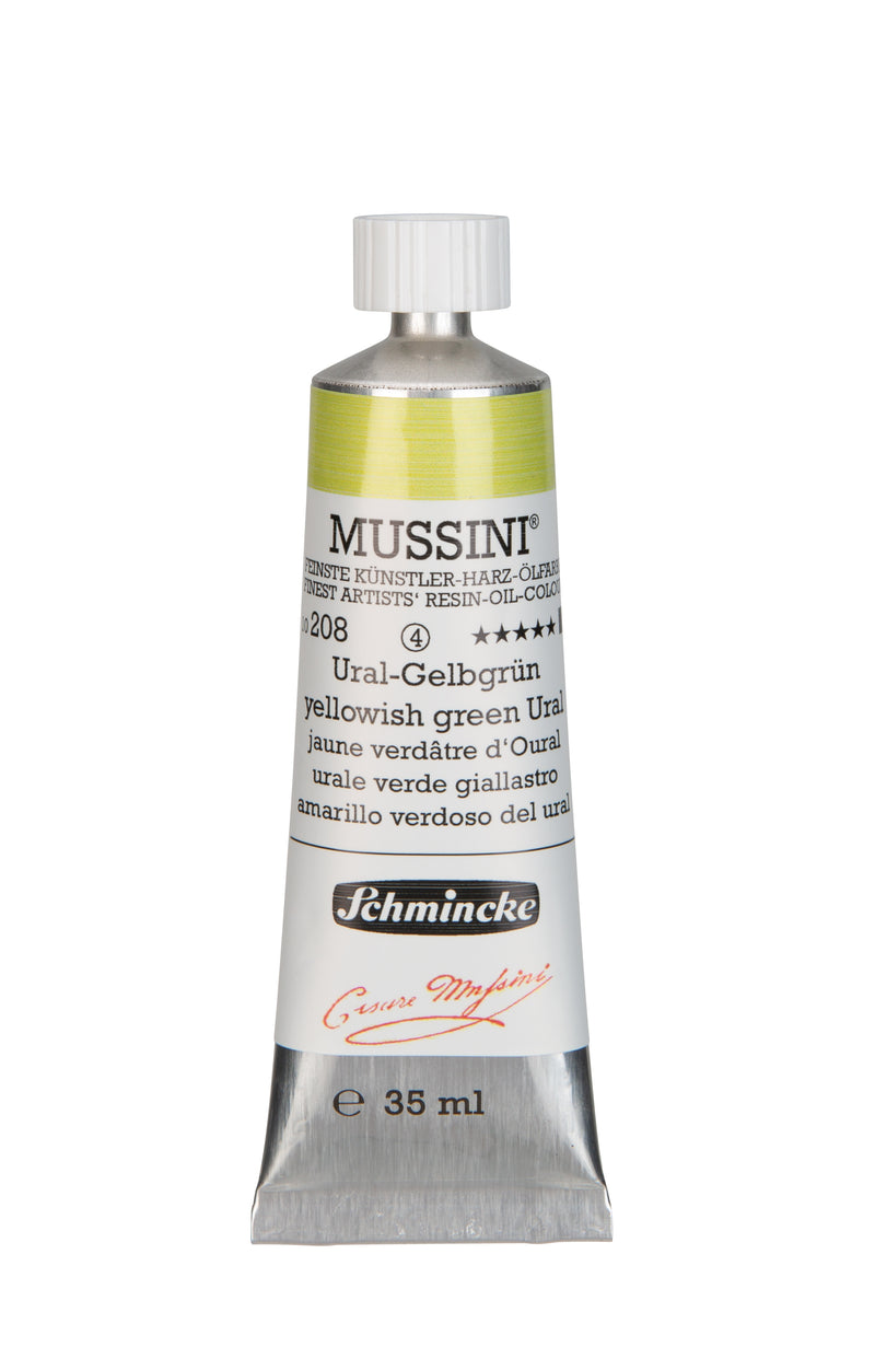 Schmincke Mussini Oil Colour 35 ML SR 4 Yellowish Green Ural (208)