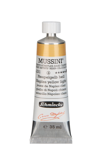 Schmincke Mussini Oil Colour 35 ML SR 4 Naples Yellow Light (231)