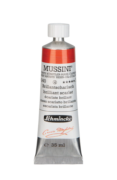 Schmincke Mussini Oil Colour 35 ML SR 4 Brilliant Scarlet (340)