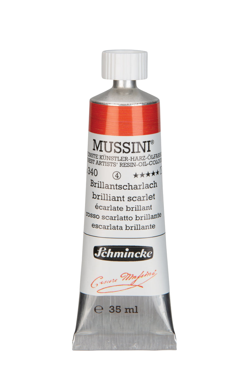 Schmincke Mussini Oil Colour 35 ML SR 4 Brilliant Scarlet (340)