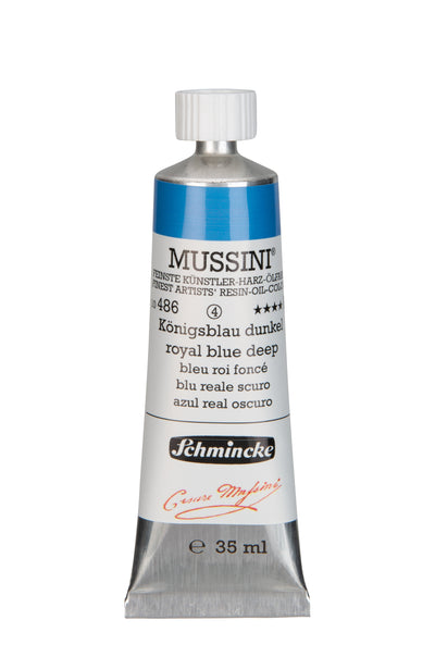 Schmincke Mussini Oil Colour 35 ML SR 4 Royal Blue Deep (486)