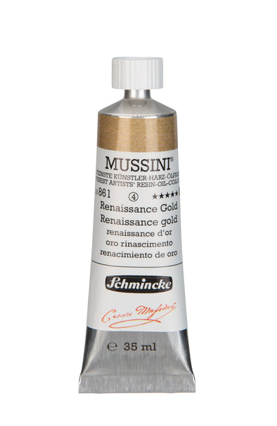 Schmincke Mussini Oil Colour 35 ML SR 4 Renaissance Gold (861)