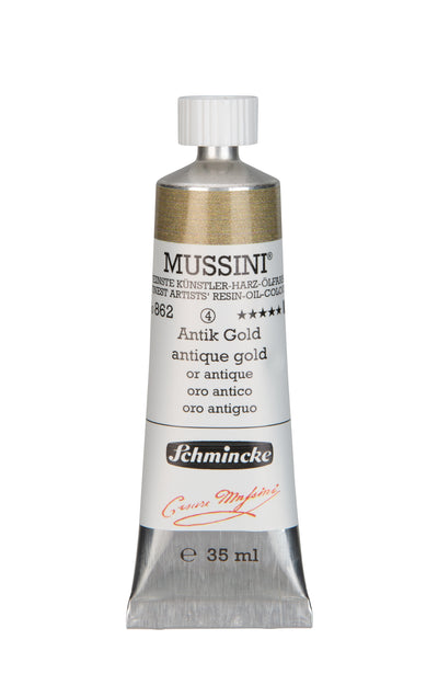 Schmincke Mussini Oil Colour 35 ML SR 4 Antique Gold (862)