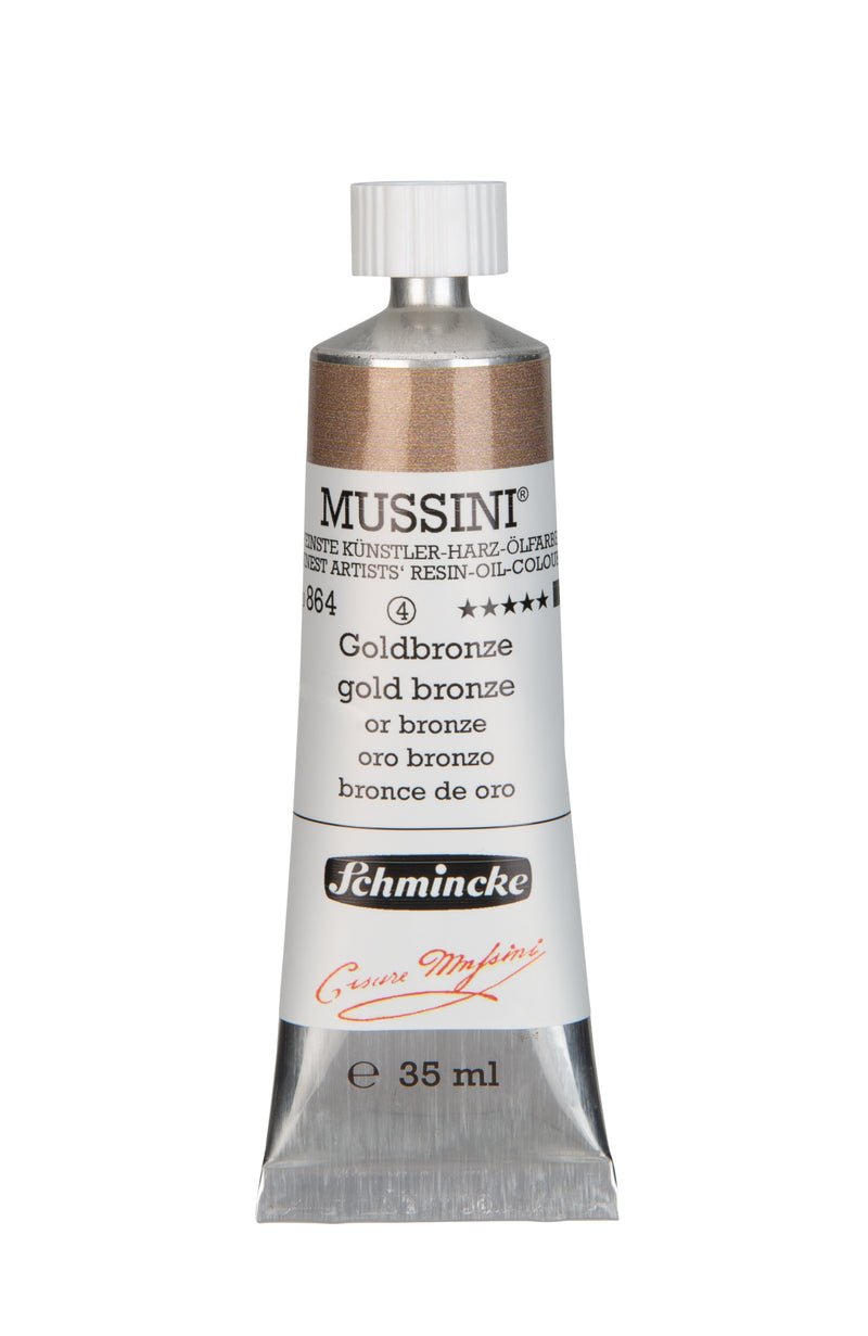 Schmincke Mussini Oil Colour 35 ML SR 4 Gold Bronze (864)