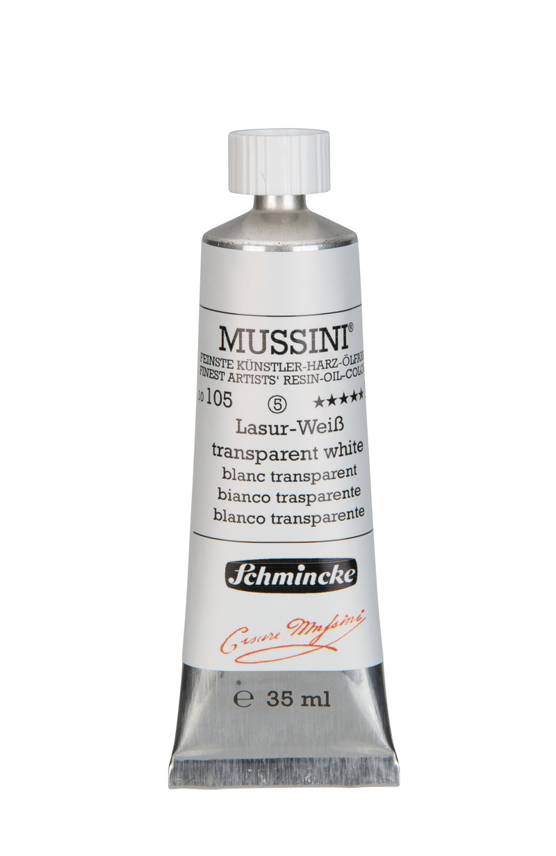 Schmincke Mussini Oil Colour 35 ML SR 5 Transparent White (105)