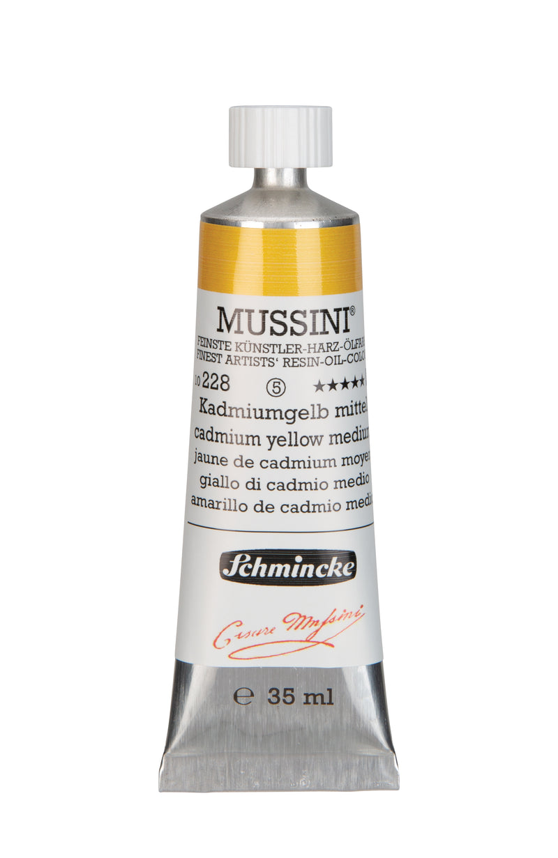 Schmincke Mussini Oil Colour 35 ML SR 5 Cadmium Yellow 2 Medium (228)