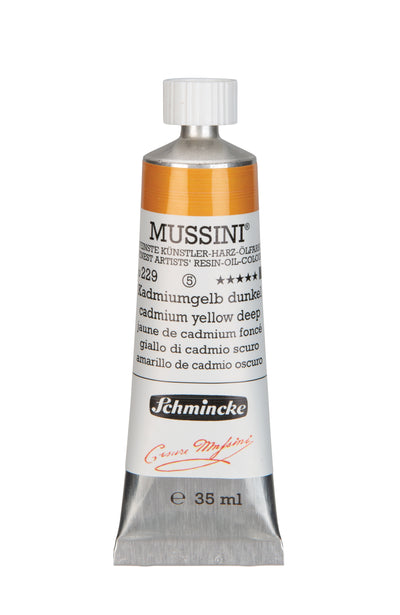 Schmincke Mussini Oil Colour 35 ML SR 5 Cadmium Yellow 3 Deep (229)