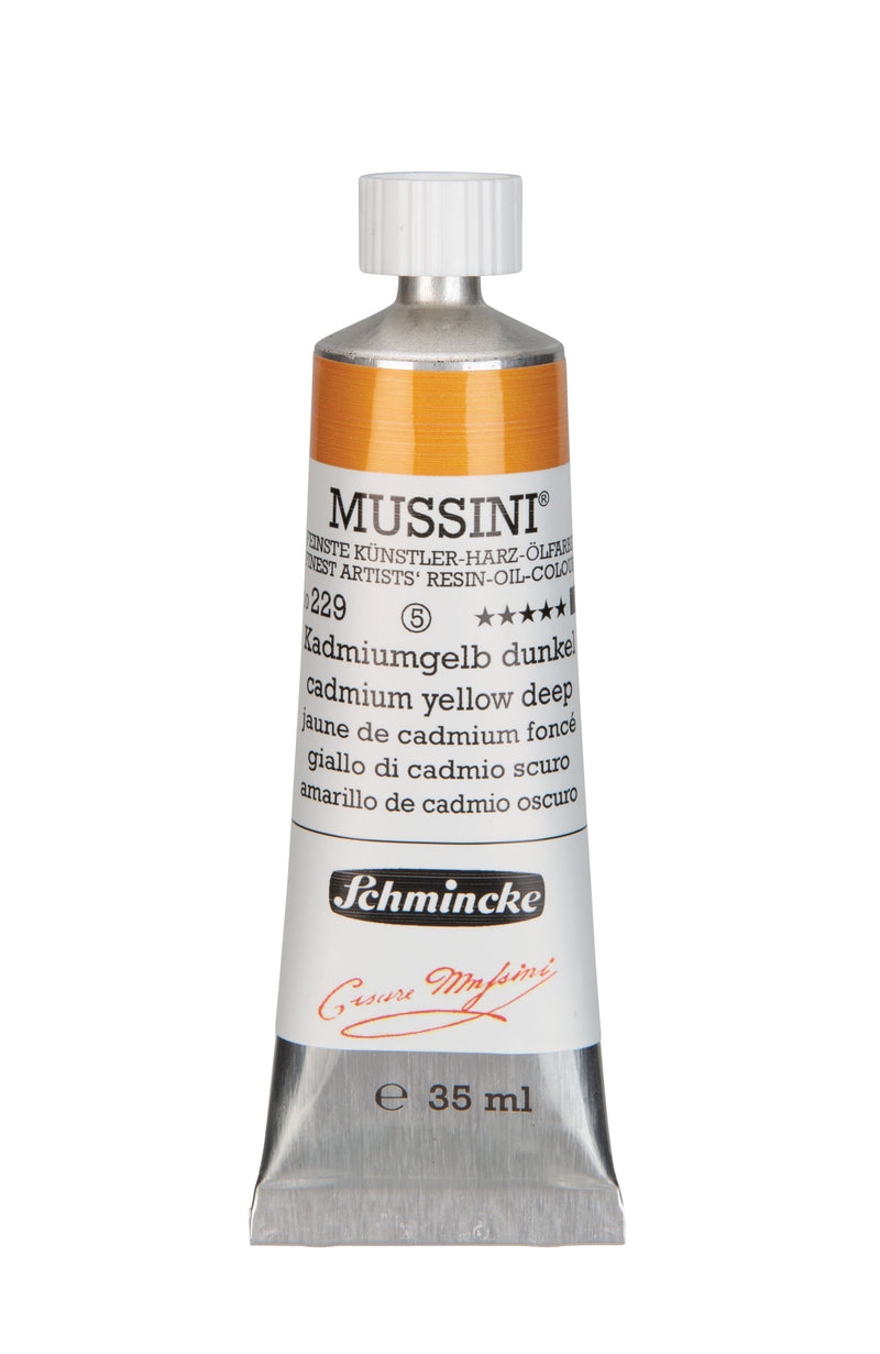 Schmincke Mussini Oil Colour 35 ML SR 5 Cadmium Yellow 3 Deep (229)