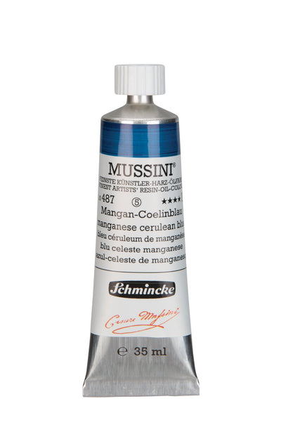 Schmincke Mussini Oil Colour 35 ML SR 5 Manganese Cerulean Blue (487)