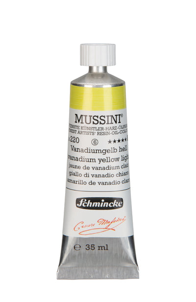 Schmincke Mussini Oil Colour 35 ML SR 6 Vanadium Yellow Light (220)