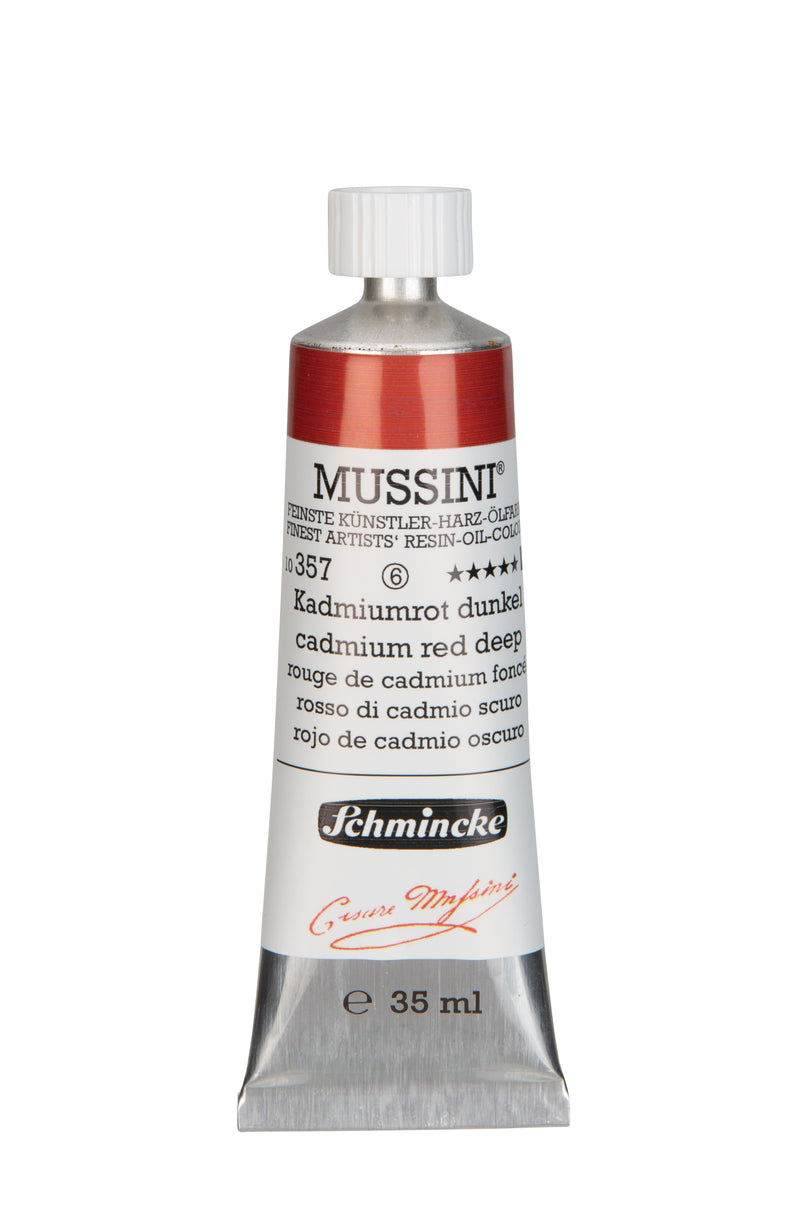 Schmincke Mussini Oil Colour 35 ML SR 6 Cadmium Red Deep (357)