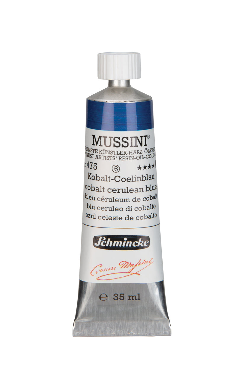 Schmincke Mussini Oil Colour 35 ML SR 6 Cobalt Cerulean Blue (475)