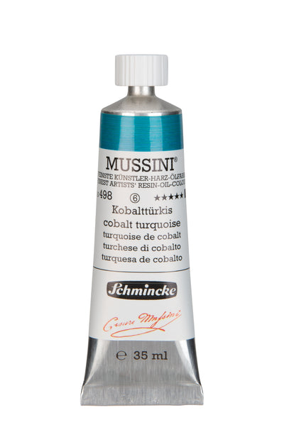 Schmincke Mussini Oil Colour 35 ML SR 6 Cobalt Turquoise (498)