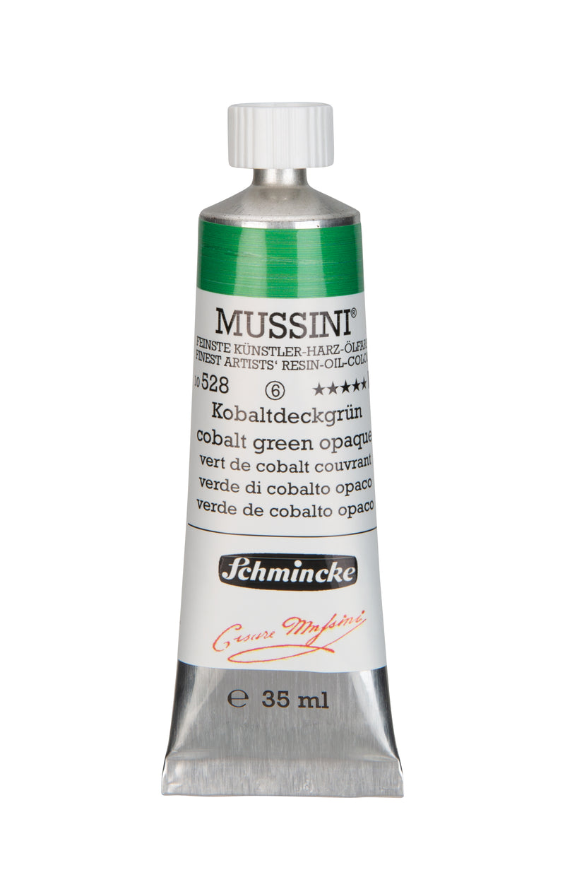 Schmincke Mussini Oil Colour 35 ML SR 6 Cobalt Green Opaque (528)