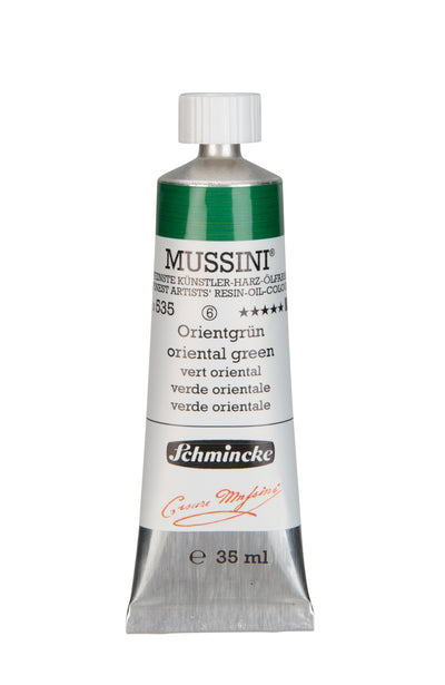 Schmincke Mussini Oil Colour 35 ML SR 6 Oriental Green (535)