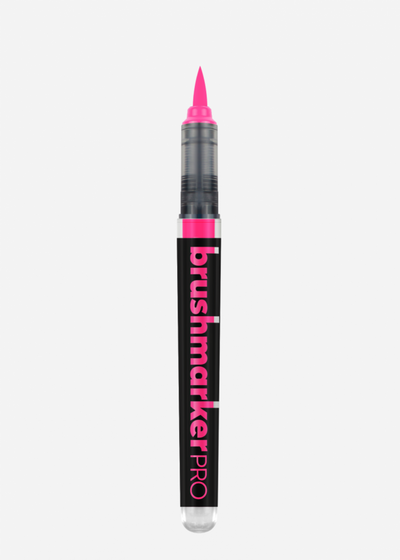 KARIN BRUSH MARKER PRO WATER BASED NEON PINK (6140)