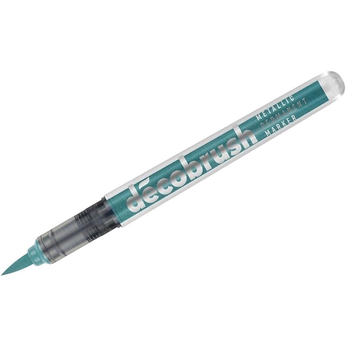 KARIN DECO BRUSH METALLIC MARKER  BLUE (8505)