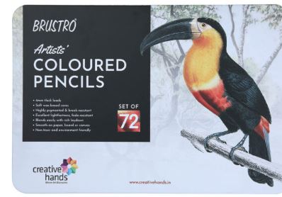 BRUSTRO ARTIST COLOUR PENCIL SET OF 72 (BRACP72)