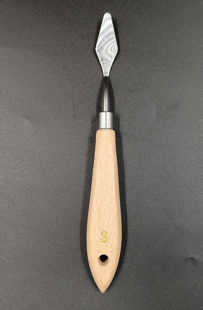 HSM WOOD HANDLE PAINTING KNIFE NO 3