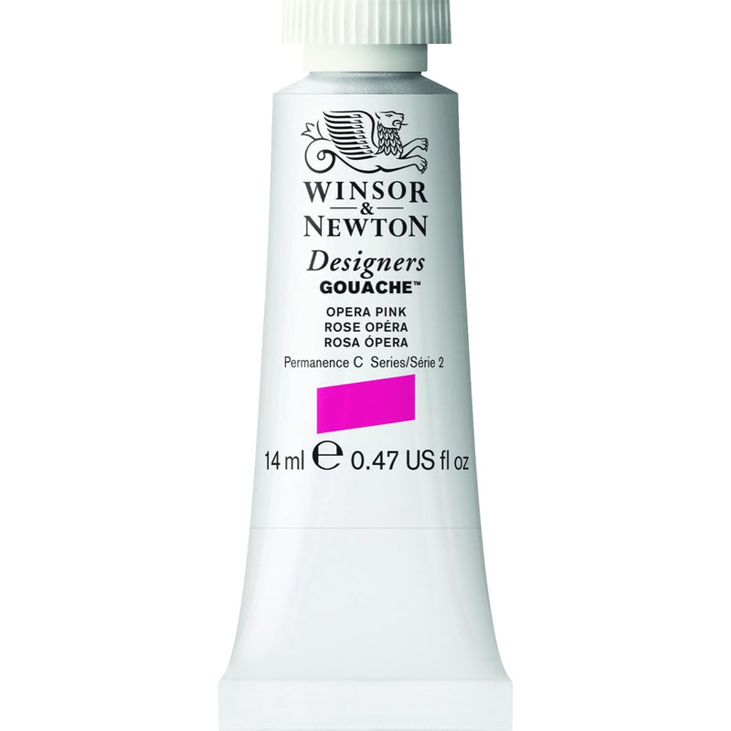 WINSOR & NEWTON DESIGNERS GOUACHE COLOUR 14 ML SR 2 OPERA PINK (605440)